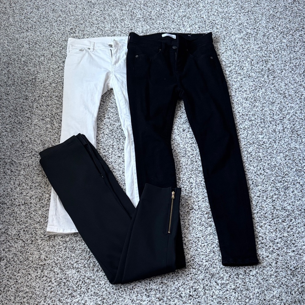 Set of loft pants all sz 00 petite